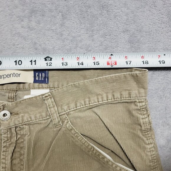 Gap Pants Mens 36x30 Carpenter Corduroy Straight Leg Relaxed Fit Y2K Vintage - Picture 5 of 12
